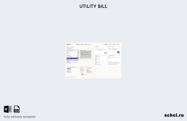 цифровая загрузка США Xfinity счета за коммунальные услуги, слова, страницы, в 1